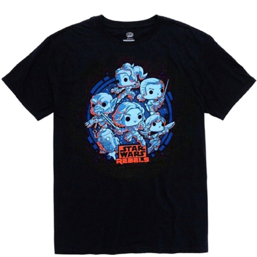 Funko Star Wars Rebels Black T-Shirt medium